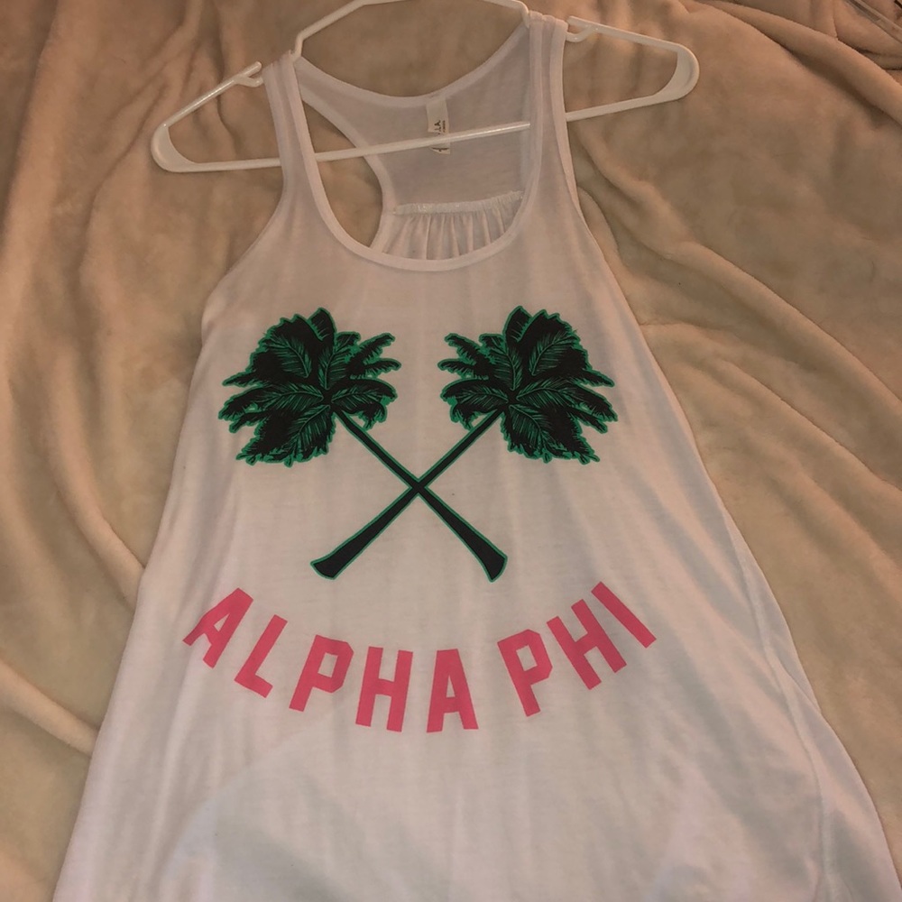 Alpha phi aphi palm tree tank